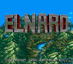 Image de l'ecran titre du jeu Elnard sur Nintendo Super NES