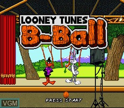 Image de l'ecran titre du jeu Looney Tunes B-Ball sur Nintendo Super NES