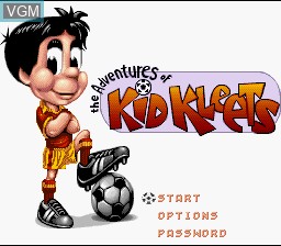 Image de l'ecran titre du jeu Adventures of Kid Kleets, The sur Nintendo Super NES
