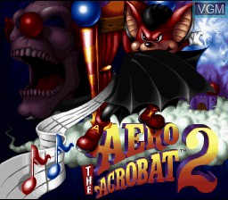 Image de l'ecran titre du jeu Aero the Acro-Bat 2 sur Nintendo Super NES