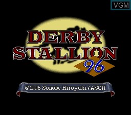 Image de l'ecran titre du jeu Derby Stallion 96 sur Nintendo Super NES