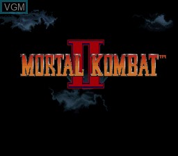 Image de l'ecran titre du jeu Mortal Kombat II sur Nintendo Super NES