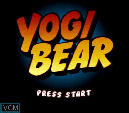 Image de l'ecran titre du jeu Adventures of Yogi Bear sur Nintendo Super NES