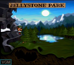Image du menu du jeu Adventures of Yogi Bear sur Nintendo Super NES
