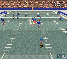 Image in-game du jeu ABC Monday Night Football sur Nintendo Super NES