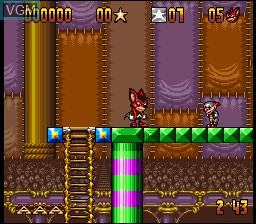 Image in-game du jeu Aero the Acro-Bat sur Nintendo Super NES