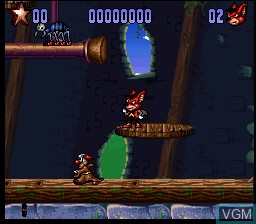Image in-game du jeu Aero the Acro-Bat 2 sur Nintendo Super NES