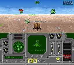 Image in-game du jeu Air Cavalry sur Nintendo Super NES