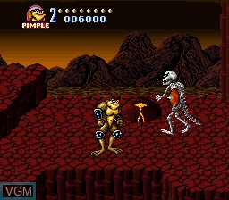 Image in-game du jeu Battletoads in Battlemaniacs sur Nintendo Super NES