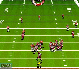 Image in-game du jeu Bill Walsh College Football sur Nintendo Super NES