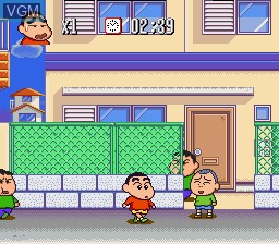 Image in-game du jeu Crayon Shin-Chan - Arashi o Yobu Enji sur Nintendo Super NES