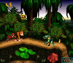 Image in-game du jeu Donkey Kong Country sur Nintendo Super NES