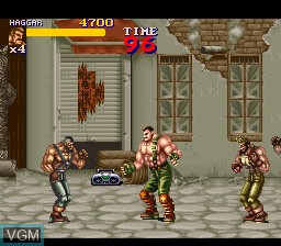 Image in-game du jeu Final Fight 2 sur Nintendo Super NES