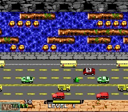 Image in-game du jeu Frogger sur Nintendo Super NES