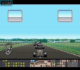 Image in-game du jeu Human Grand Prix III - F1 Triple Battle sur Nintendo Super NES