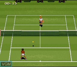 Image in-game du jeu Jimmy Connors Pro Tennis Tour sur Nintendo Super NES
