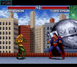 Image in-game du jeu Justice League Task Force sur Nintendo Super NES