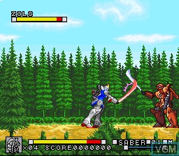 Image in-game du jeu Kidou Senshi V-Gundam sur Nintendo Super NES