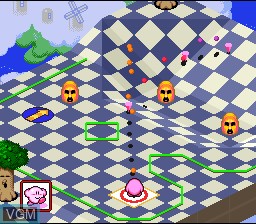 Image in-game du jeu Kirby's Dream Course sur Nintendo Super NES