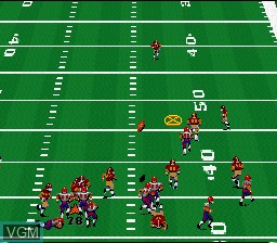 Image in-game du jeu John Madden Football '93 sur Nintendo Super NES