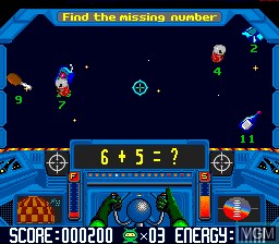 Image in-game du jeu Math Blaster - Episode 1 sur Nintendo Super NES