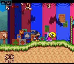 Image in-game du jeu Great Circus Mystery Starring Mickey & Minnie, The sur Nintendo Super NES