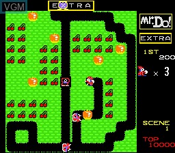 Image in-game du jeu Mr. Do! sur Nintendo Super NES