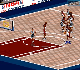 Image in-game du jeu NBA Live 96 sur Nintendo Super NES