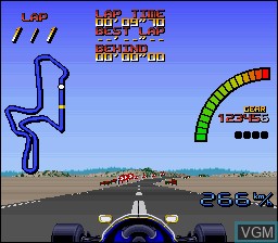 Image in-game du jeu Nigel Mansell's World Championship Racing sur Nintendo Super NES