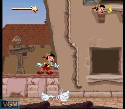 Image in-game du jeu Pinocchio sur Nintendo Super NES