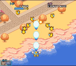 Image in-game du jeu Pop'n TwinBee sur Nintendo Super NES