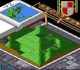 Image in-game du jeu Populous sur Nintendo Super NES