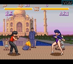 Image in-game du jeu Ranma 1/2 - Chougi Ranbu Hen sur Nintendo Super NES
