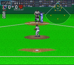 Image in-game du jeu Simulation Pro Yakyuu sur Nintendo Super NES