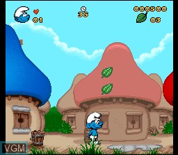 Image in-game du jeu Smurfs, The sur Nintendo Super NES