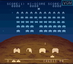 Image in-game du jeu Space Invaders sur Nintendo Super NES