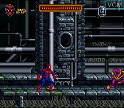 Image in-game du jeu Spider-Man sur Nintendo Super NES
