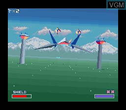 Image in-game du jeu Star Fox sur Nintendo Super NES