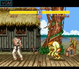 Image in-game du jeu Street Fighter II sur Nintendo Super NES