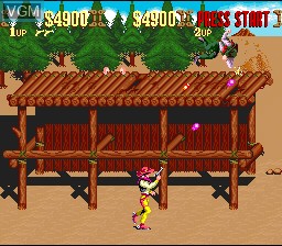 Image in-game du jeu Sunset Riders sur Nintendo Super NES