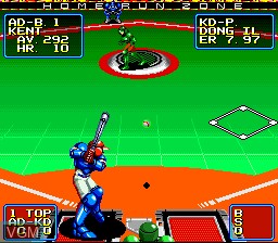 Image in-game du jeu 2020 Super Baseball sur Nintendo Super NES