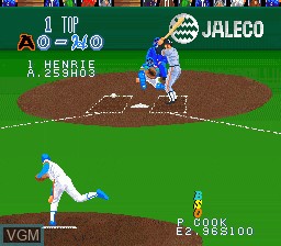 Image in-game du jeu Super Bases Loaded sur Nintendo Super NES