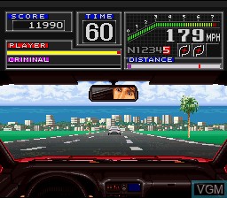 Image in-game du jeu Super Chase H.Q. sur Nintendo Super NES