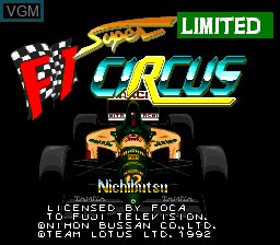 Image in-game du jeu Super F1 Circus Limited sur Nintendo Super NES