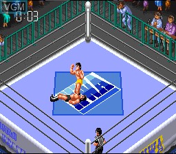 Image in-game du jeu Super Fire ProWrestling 3 Final Bout sur Nintendo Super NES