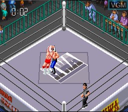 Image in-game du jeu Super Fire ProWrestling 3 EasyType sur Nintendo Super NES