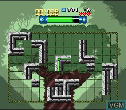 Image in-game du jeu Super Loopz sur Nintendo Super NES