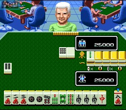 Image in-game du jeu Super Nichibutsu Mahjong 2 - Zenkoku Seiha Hen sur Nintendo Super NES