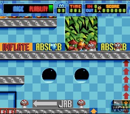 Image in-game du jeu Super Putty sur Nintendo Super NES