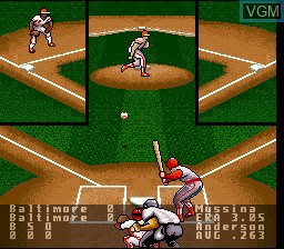 Image in-game du jeu Super R.B.I. Baseball sur Nintendo Super NES